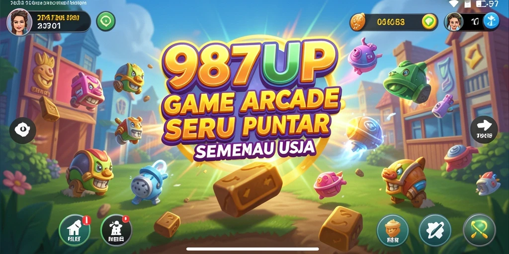 Screenshot <strong>987UP</strong> menunjukkan gameplay seru dengan berbagai tantangan.