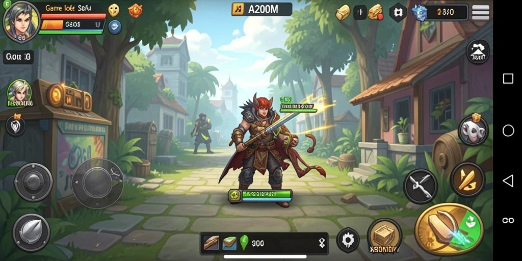 Screenshot utama A200M menampilkan gameplay Idle yang menarik dan adiktif.
