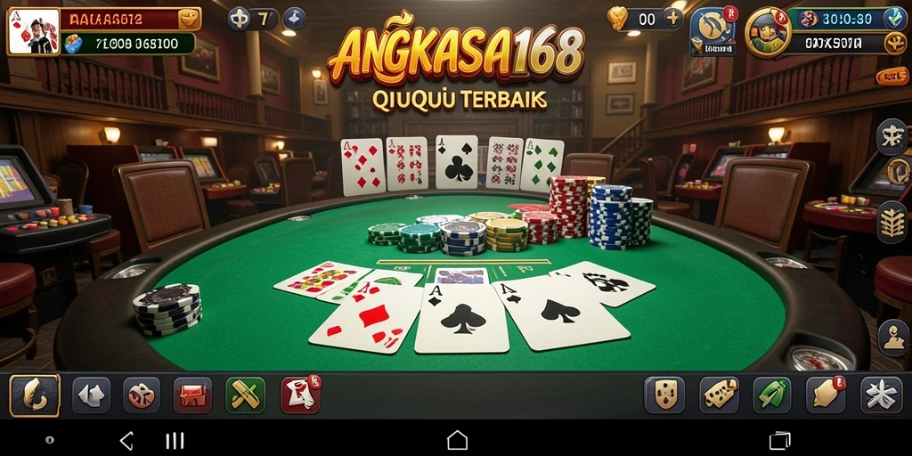 Tampilan gameplay ANGKASA168 yang seru dan penuh strategi.