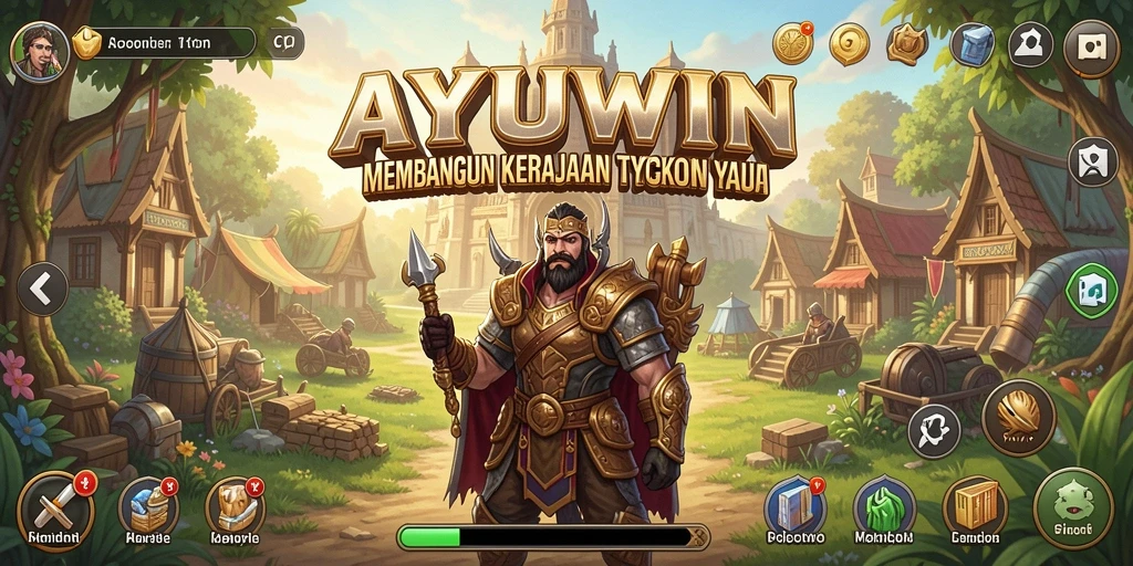 Gameplay seru membangun kerajaan bisnis di AYUWIN.