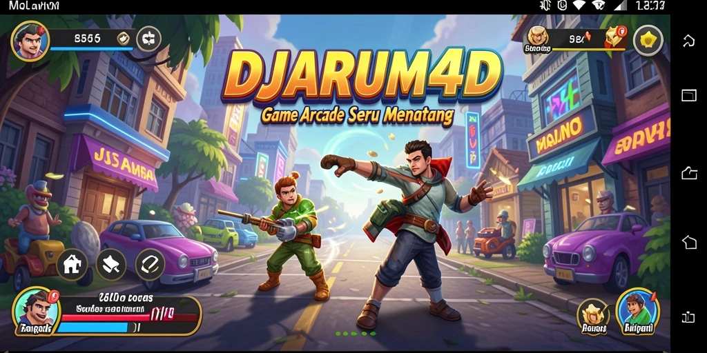 Screenshot gameplay DJARUM4D menampilkan aksi seru dalam permainan Arcade.