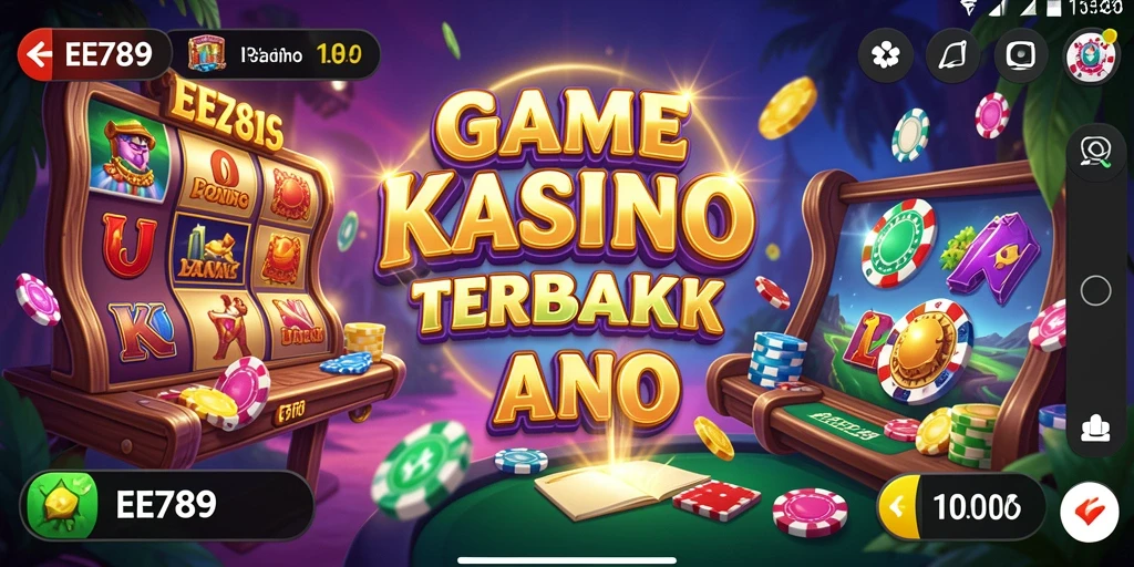 Tampilan gameplay seru dari EE789, menyajikan pengalaman Kasino yang nyata.