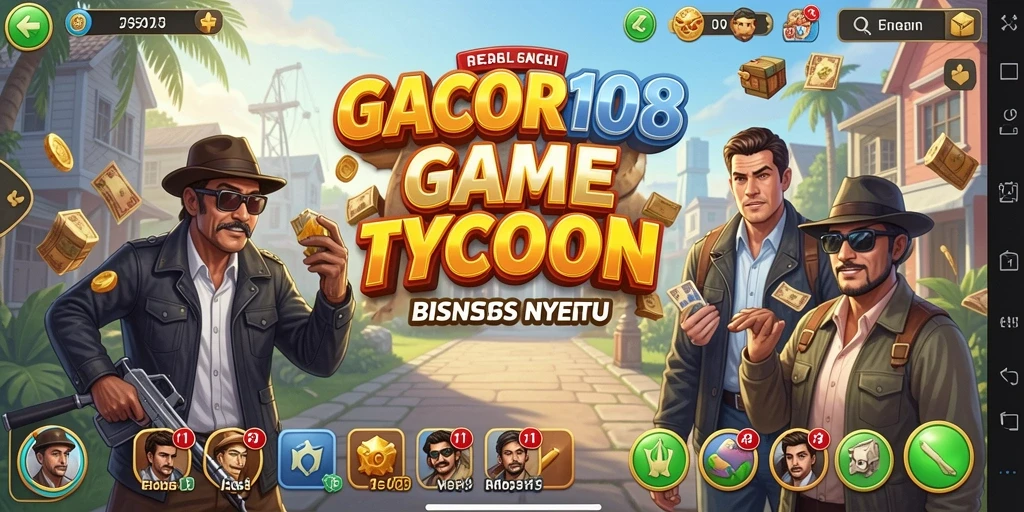 Screenshot GACOR108 menampilkan gameplay Tycoon yang menarik dan interaktif.