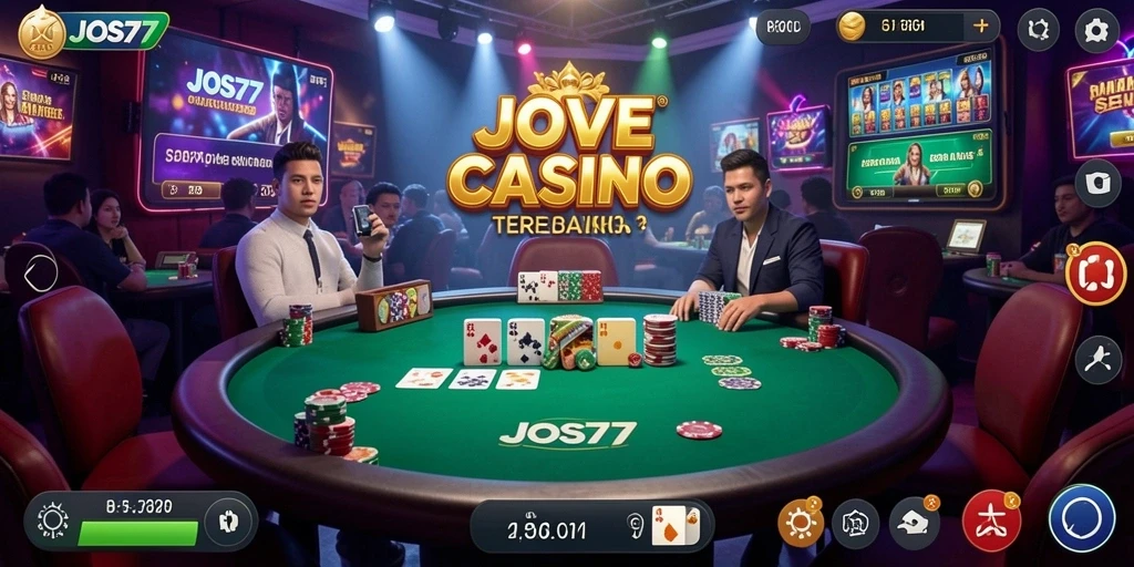 Tampilan gameplay Live Casino JOS77 yang mendebarkan dan interaktif.