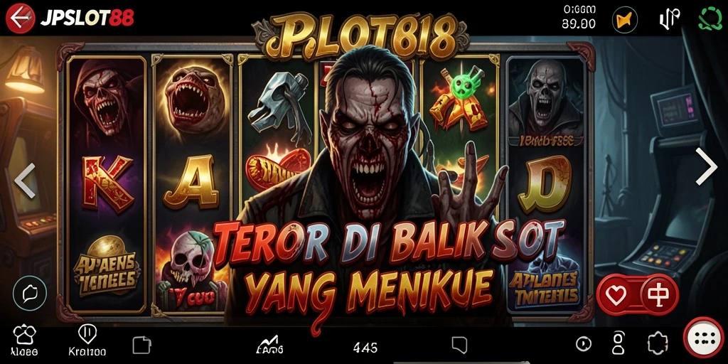 Tampilan menyeramkan dari gameplay JPSLOT88 yang mendebarkan.
