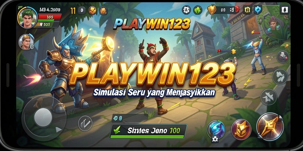 Screenshot dari gameplay <strong>PLAYWIN123</strong> yang menunjukkan interaksi karakter yang mendalam.