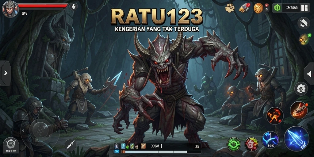 Gameplay HOROR yang mendebarkan dalam RATU123.