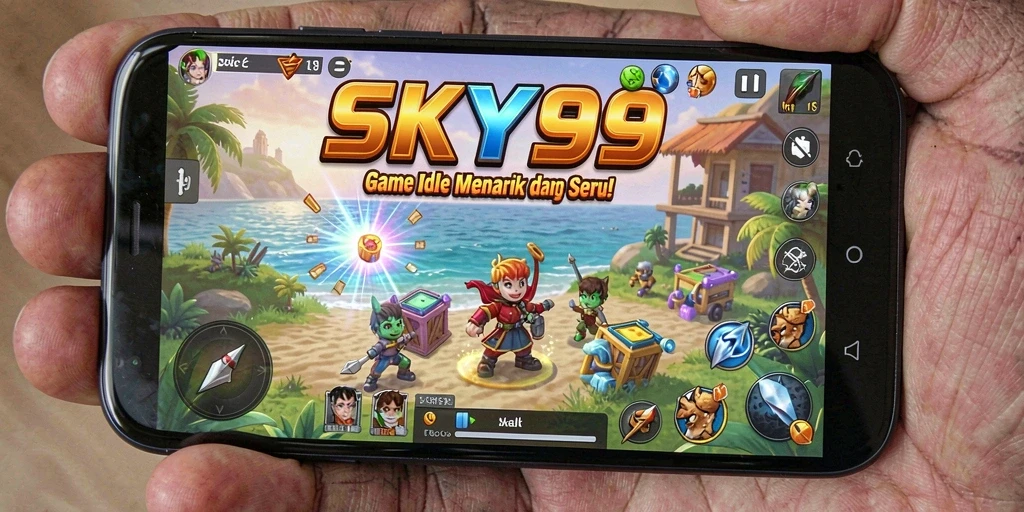 Tampilan menarik dari gameplay Idle SKY99 yang seru dan interaktif.
