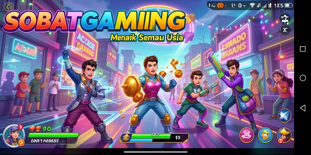 Screenshot utama SOBATGAMING menunjukkan gameplay seru dan menantang.