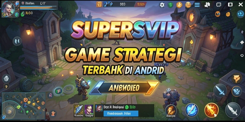 Tampilan gameplay menarik dari SUPERSVIP dengan aksi strategi yang mendebarkan.